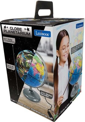 Lexibook Bordlampe Dag & Natt Globus Engelsk