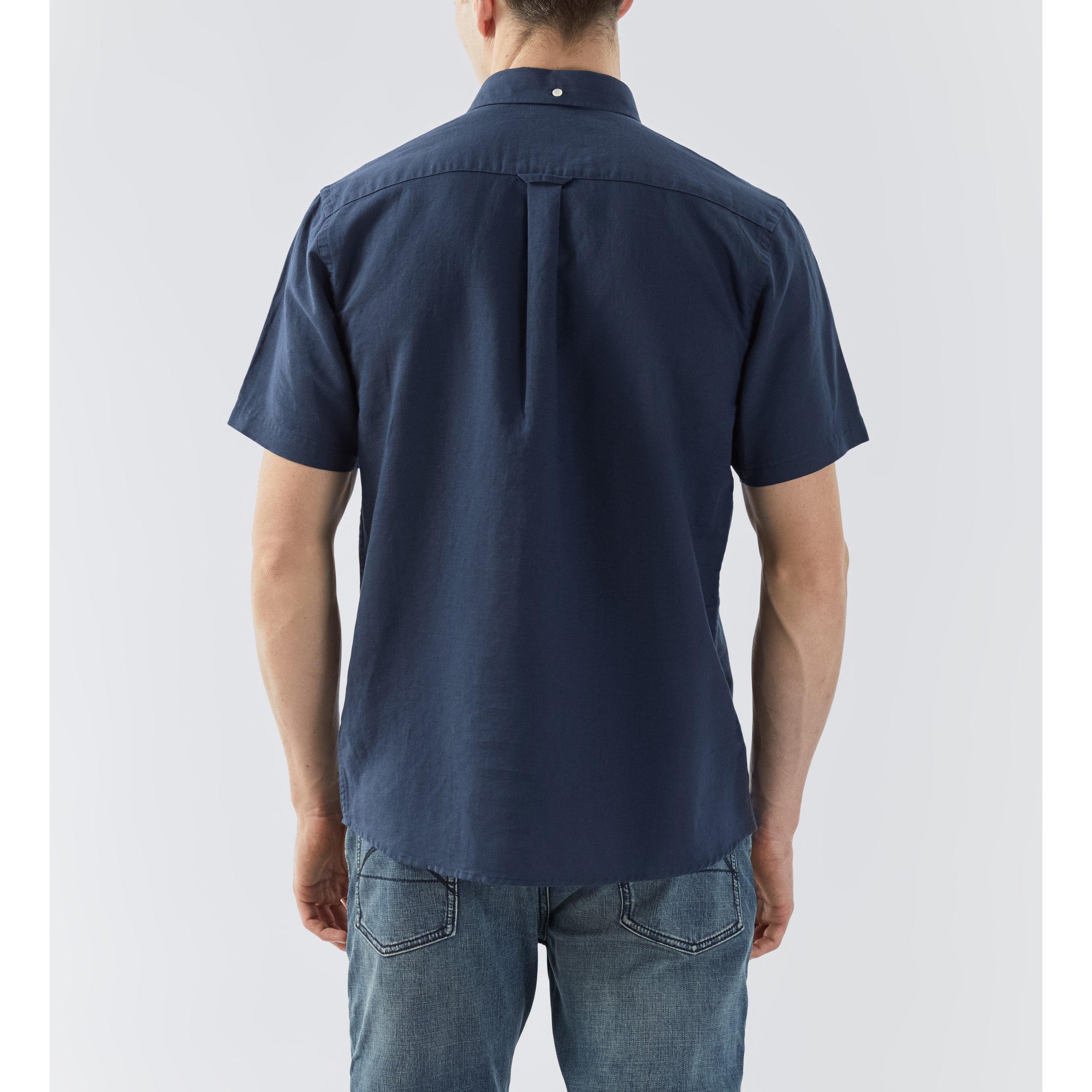 Pretty Green PG Linen SS Shirt Sn33