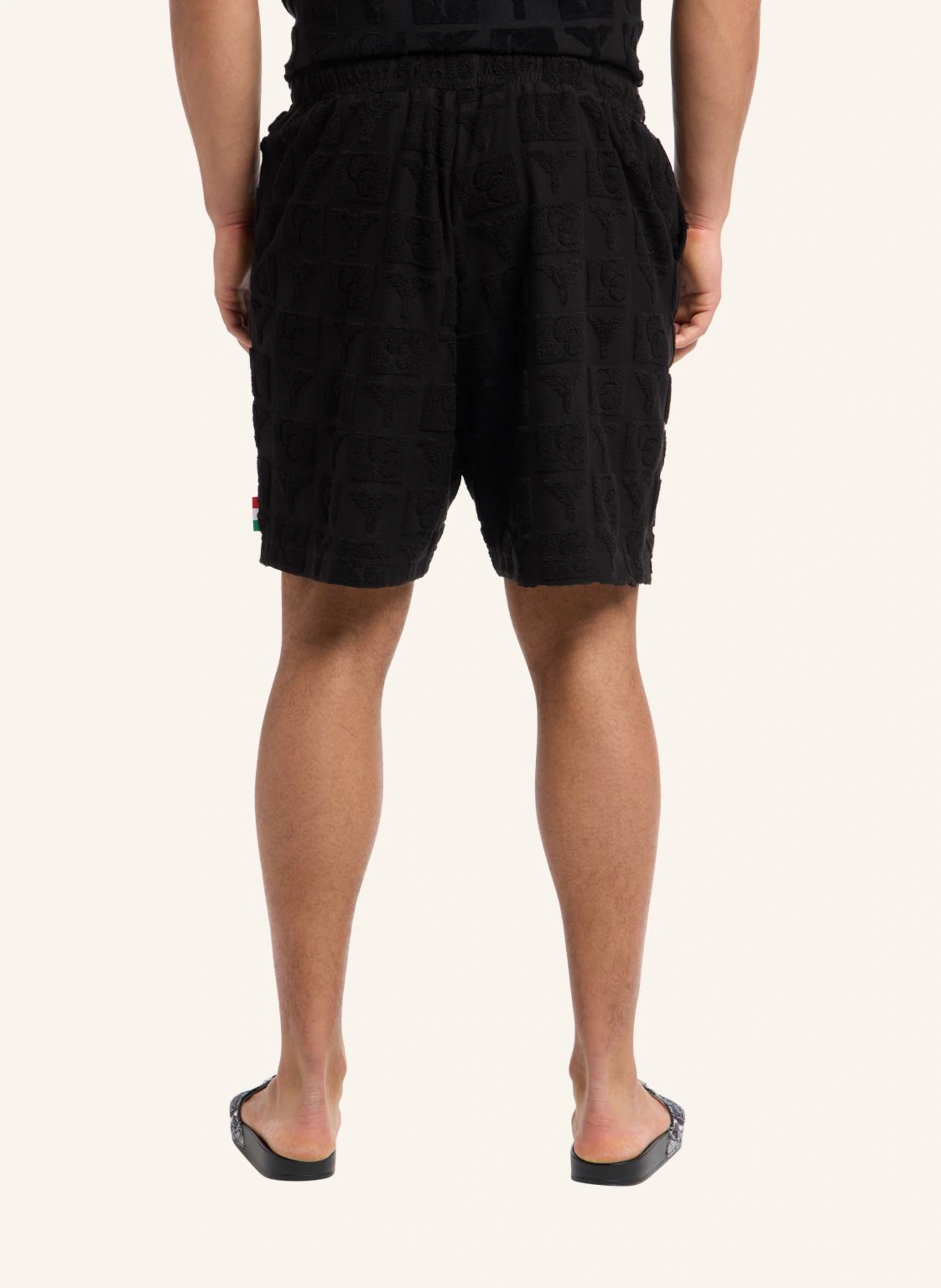 CARLO COLUCCI Oversize Short mit Frotteeinsätzen EGARTER