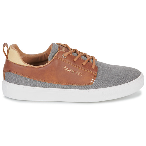 Pantofola d'Oro - PRATO UOMO LOW - Gris / Cognac