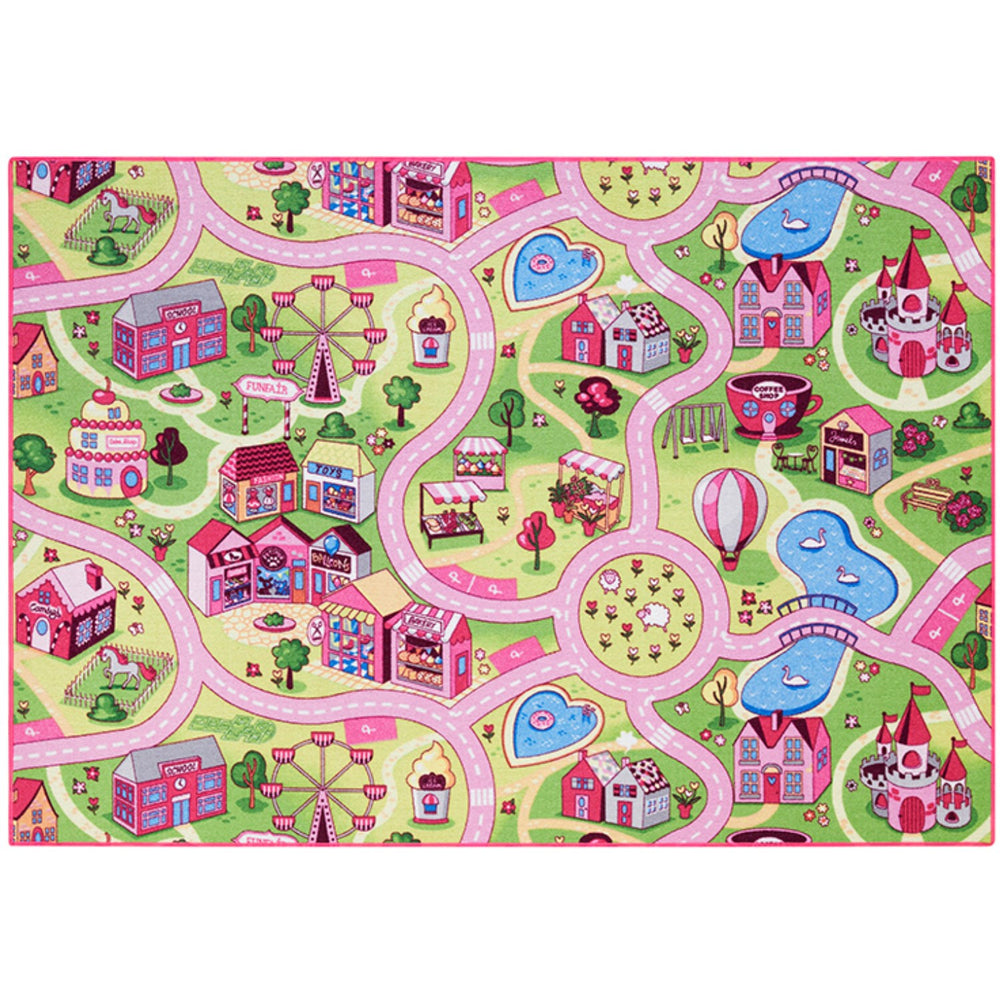Køb Rebel Roads Fairground Life Gulvtæppe - 140 X 200 Cm