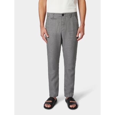 Herren-Leinenhose, Graumelange