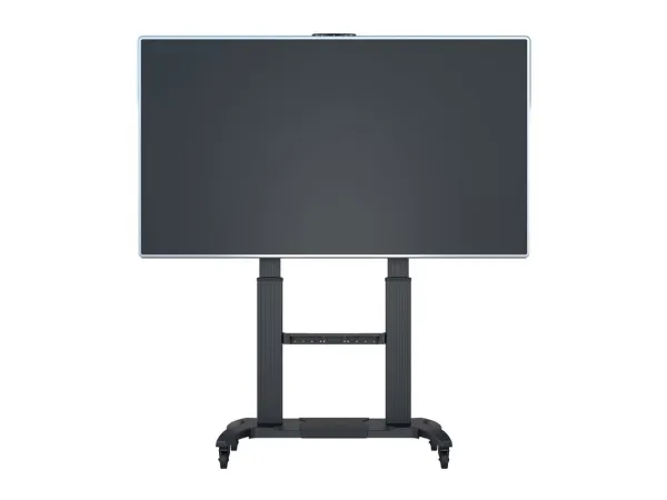 Multibrackets M Public Dual Pillar 180 HD - Vogn med hjul - for fladt panel - aluminium - sort - skærmstørrelse: 60