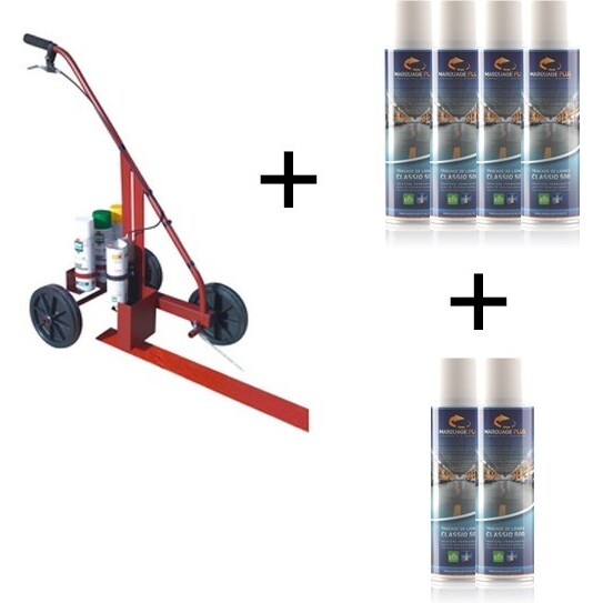 KIT ECO: Canne de traçage + 6 aérosols dont 2 offerts