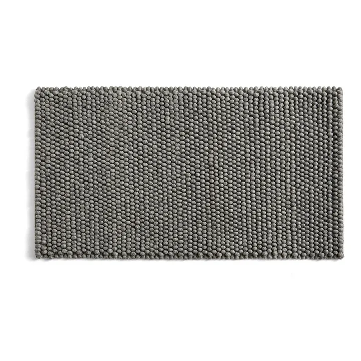 Hay Tapis Peas en laine tissé main | Gris