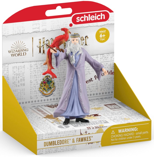 Schleich® Spielfigur »WIZARDING WORLD, Harry Potter™, Dumbledore™ & Fawkes (42637)« Made in Europe