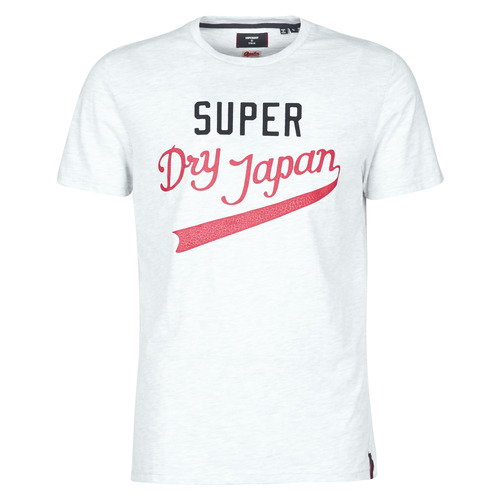 Superdry - COLLEGIATE GRAPHIC TEE 185 - Gris