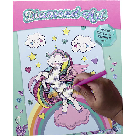 Diamond Art bog - Rainbow Unicorn