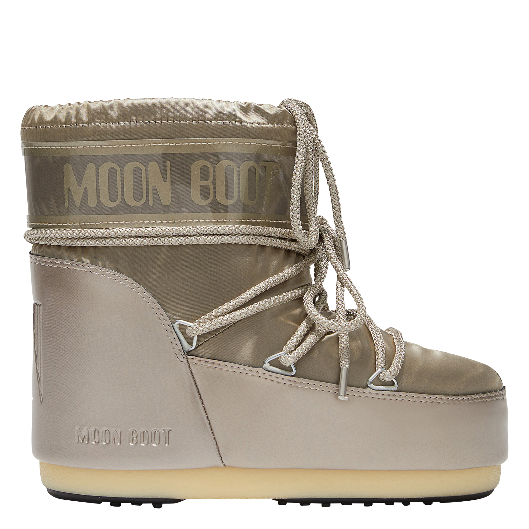 MB ICON LOW GLANCE - Bottines à lacets métallisées | Doré