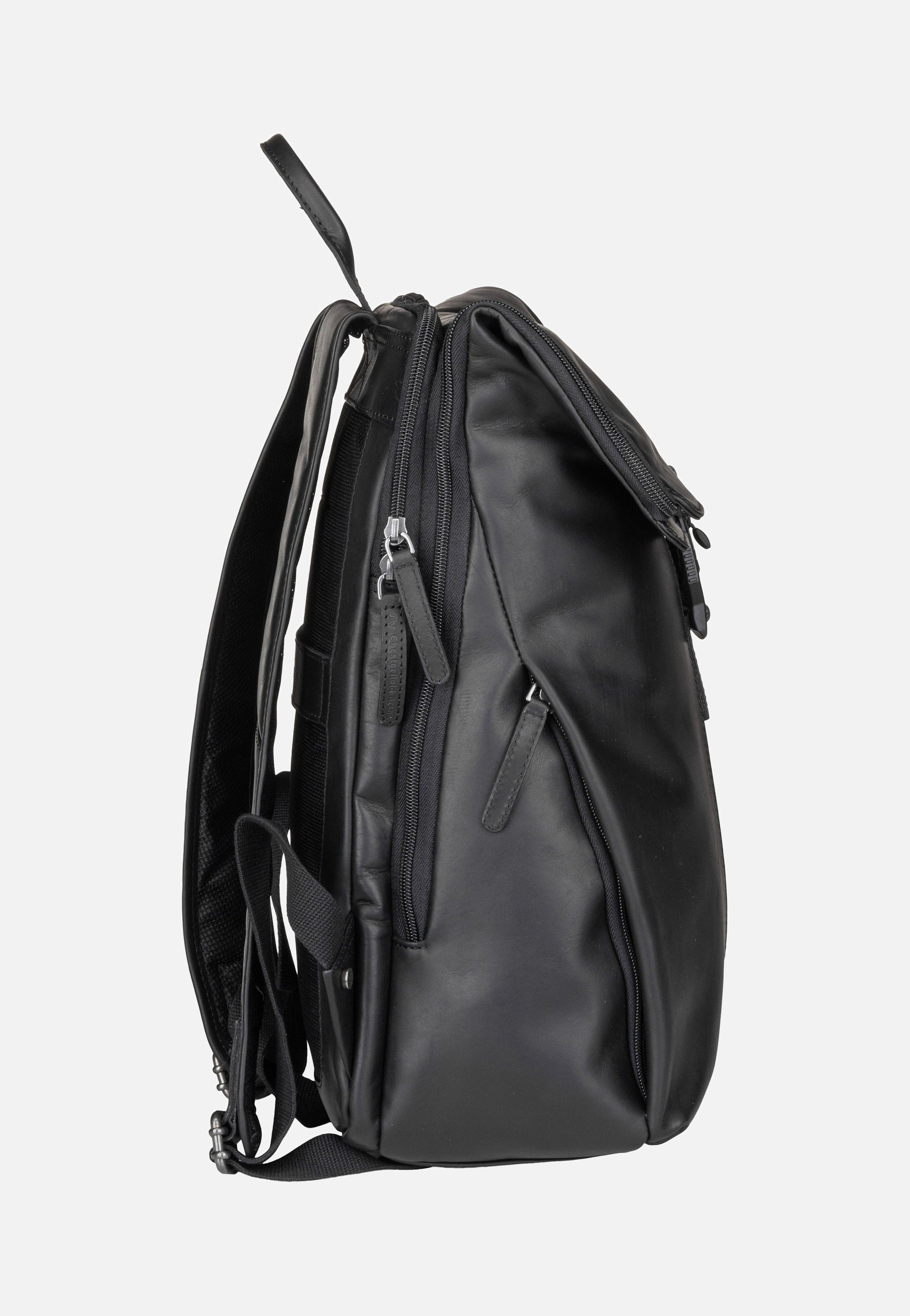 Savona 0322 Black - Rolltop Rucksack