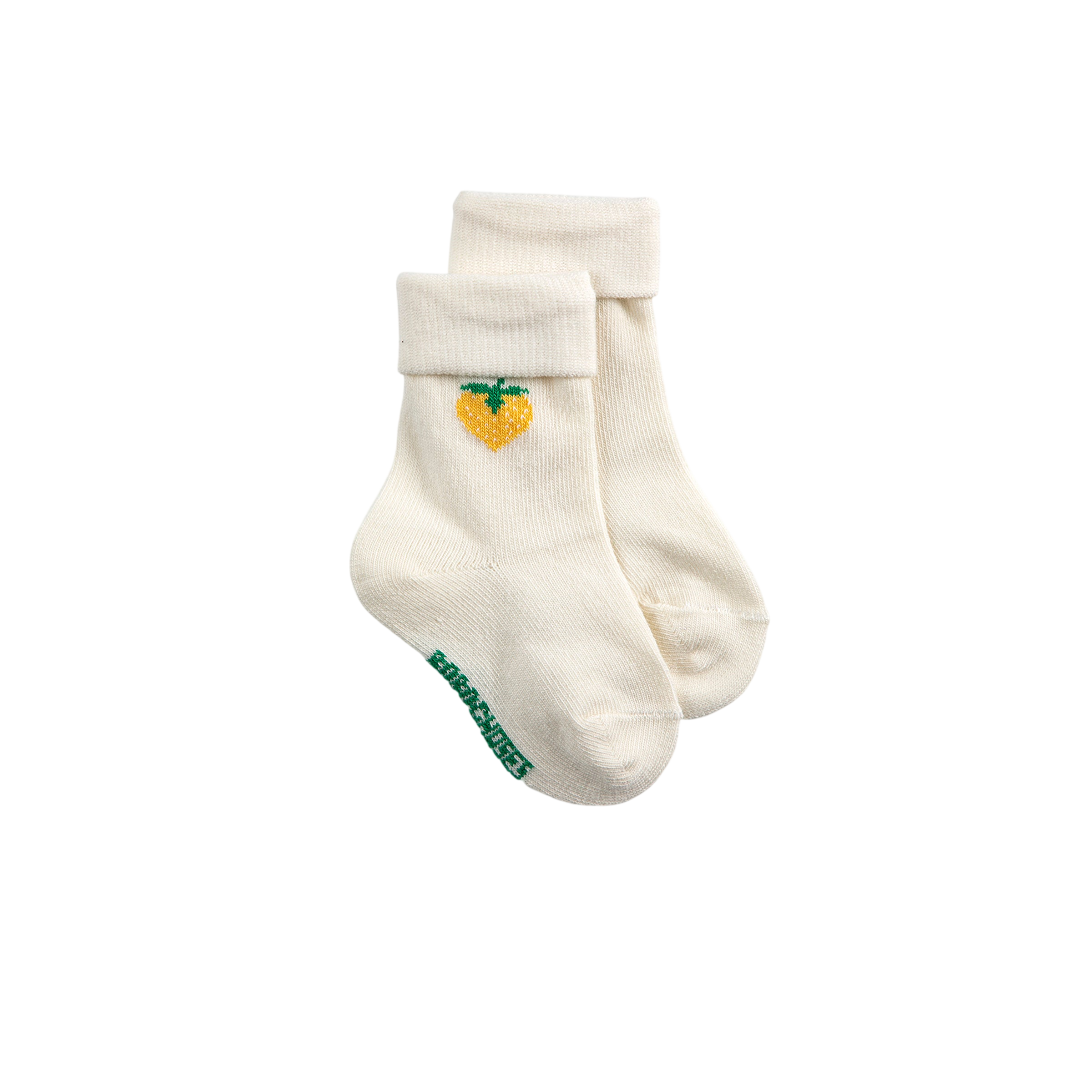 Baby Socken Pixel Strawberry 2er-Set White