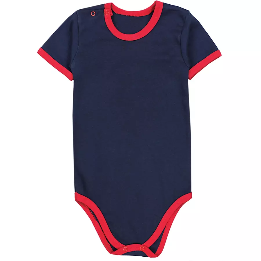 TupTam Kinder Unisex Kurzarm Body 3er Set blaurot