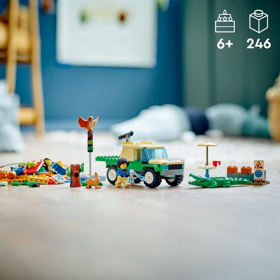 Missions de sauvetage des animaux sauvages LEGO CITY 60353
