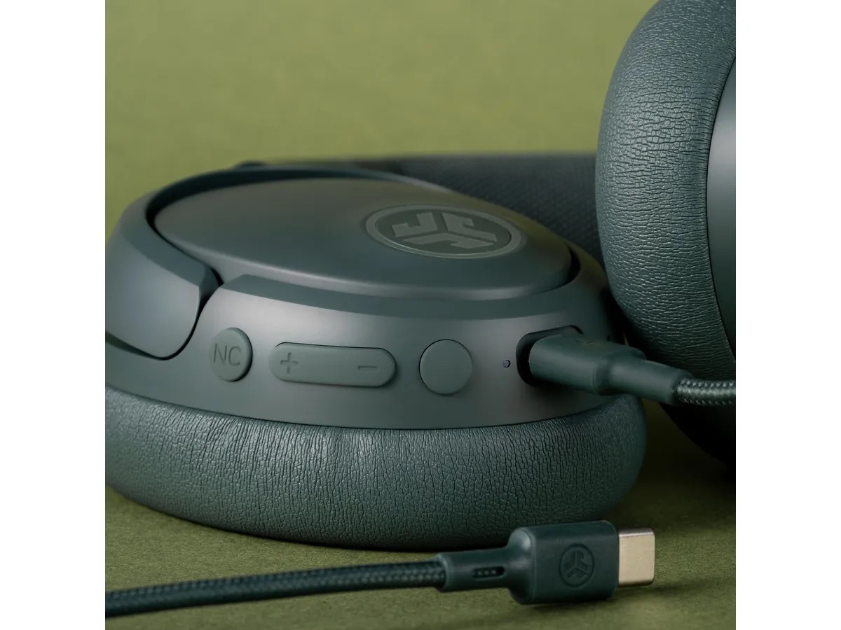 JBuds Lux ANC Wireless Bluetooth 5.3 Over-Ear Kopfhörer Headset (IEUHBJLUXANCRSGE62) (600mAh) - Sage