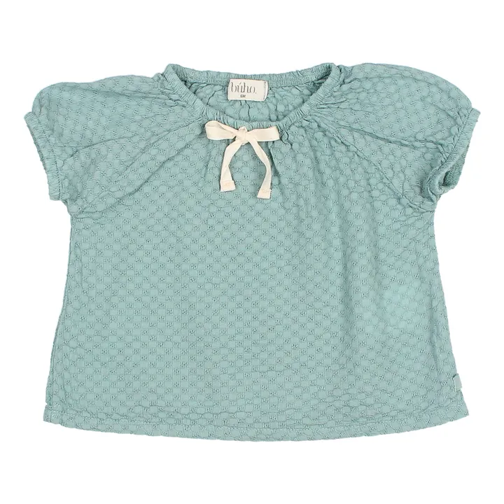 Búho Blouse Coton Responsable Texturée Bébé | Sauge
