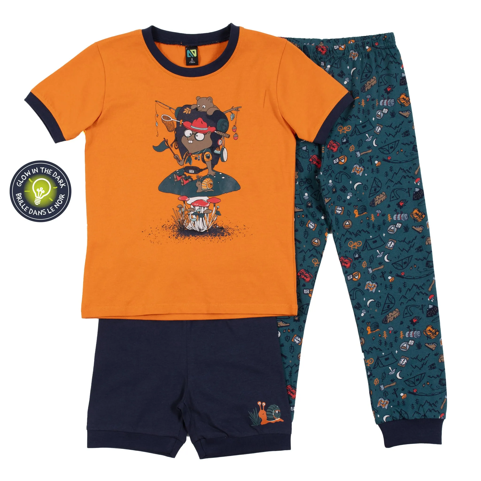 Nanö Pyjama 3 Pièces Camping 2-6ans