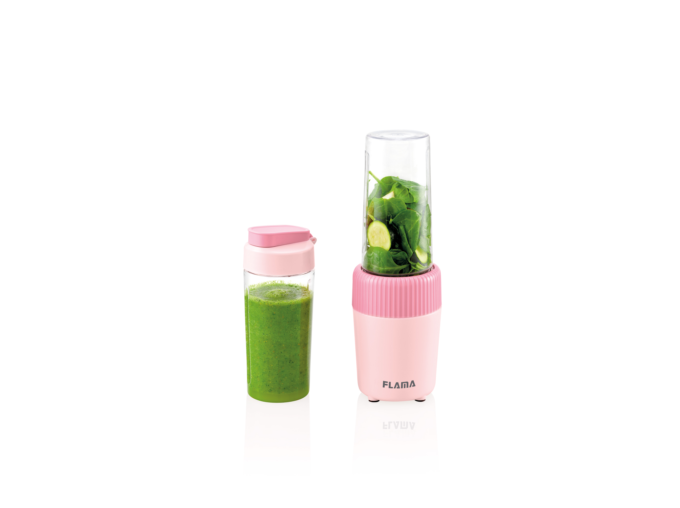 LIQUIDIFICADORA FLAMA 2223FL TO-GO CHERRY PINK 300W 0.6 L
