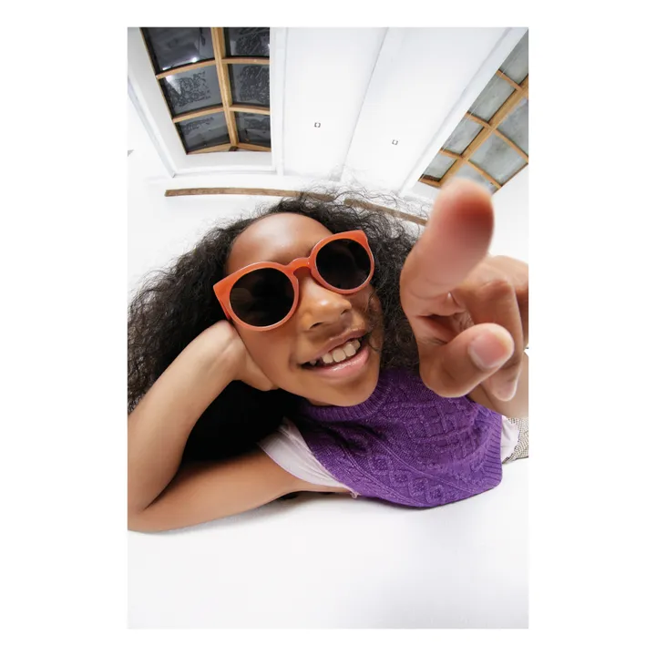 Komono Lunettes de Soleil Lulu Junior | Orange Rouille