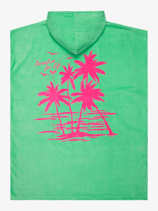 Infinite Lagoon Poncho de surf Vert Femme
