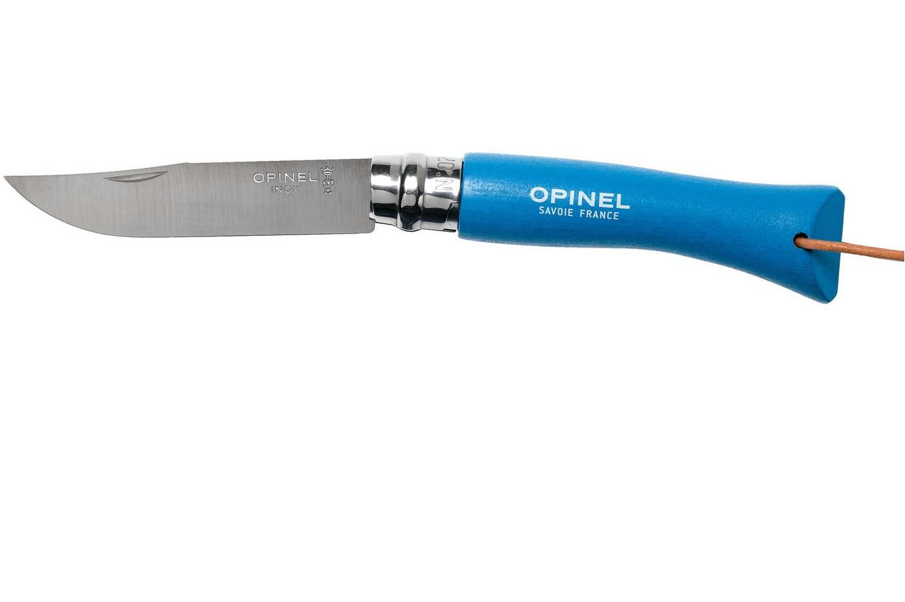 Opinel zakmes Trekking No. 07RV zakmes, Cyan Blue