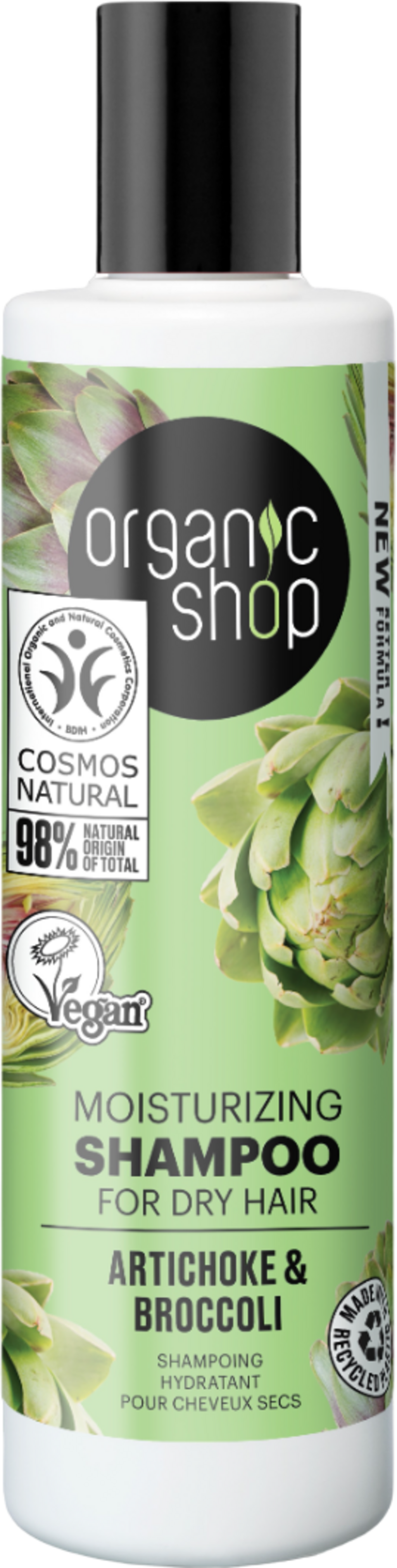 Organic Shop  Moisturizing Shampoo Artichoke & Broccoli, 280 ml