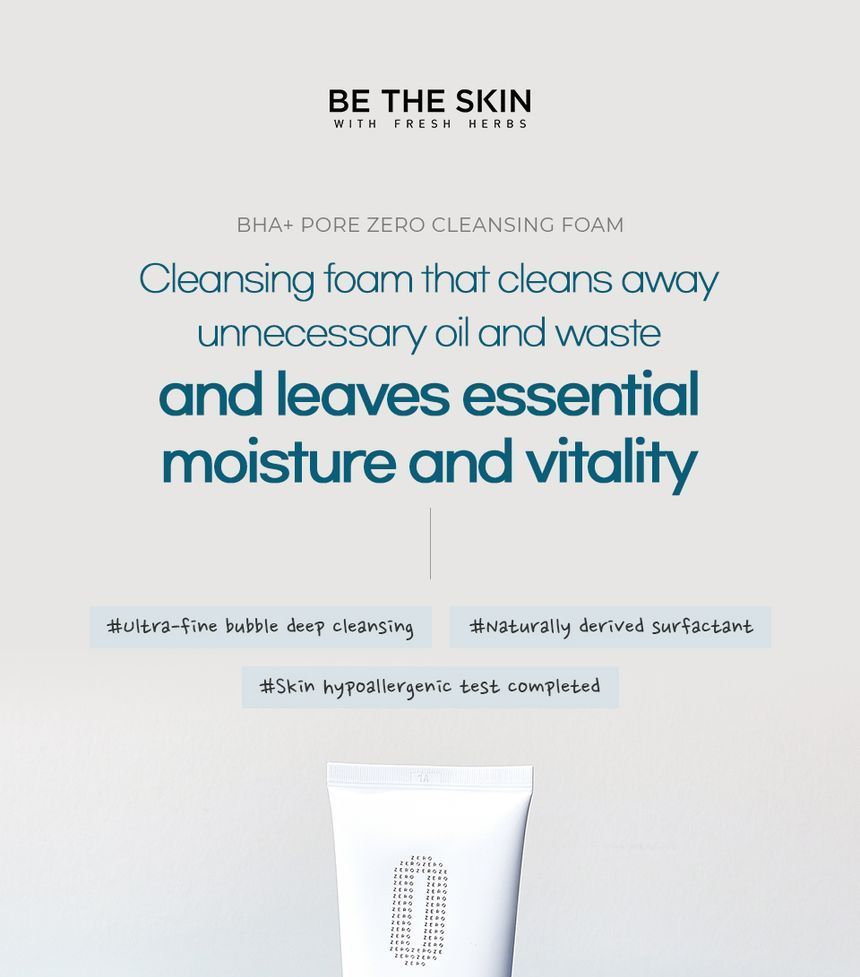 wees de huid - BHA+ Pore Zero Cleansing Foam