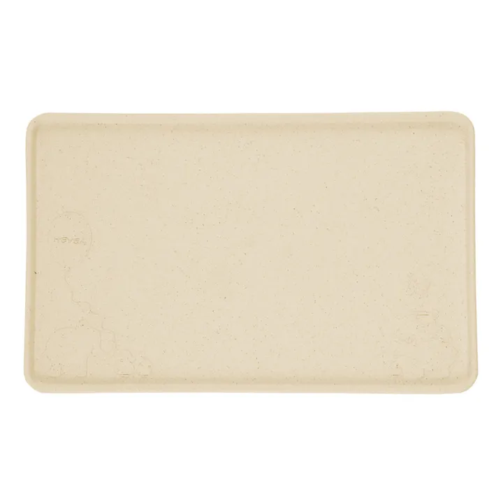 Hevea Set de table en caoutchouc naturel | Sable