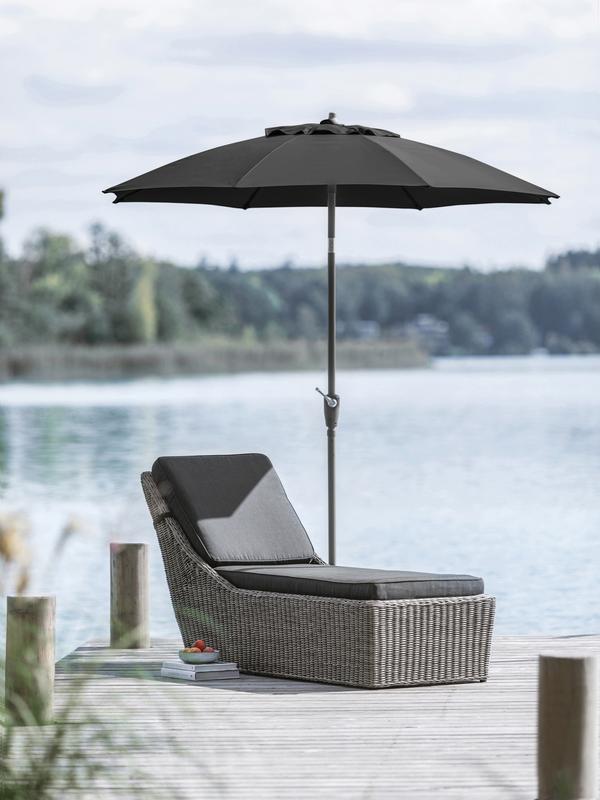 Dehner Sonnenschirm Kos, rund, ca. Ø220 cm