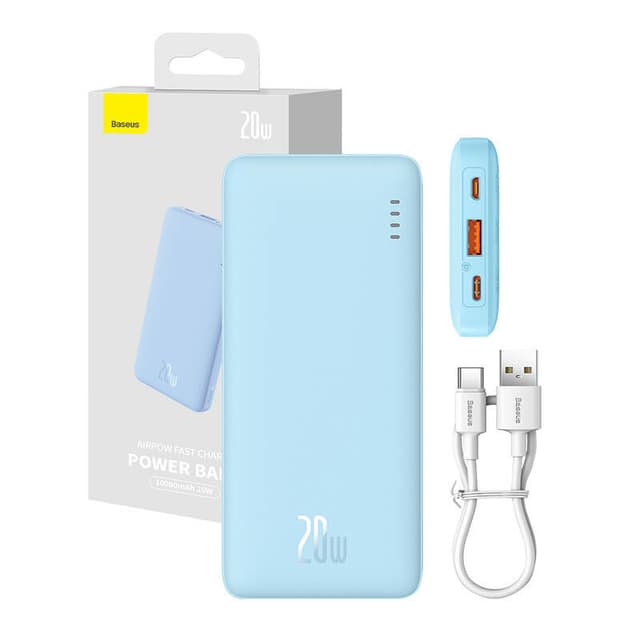 Baseus Airpow 10000 mAh 20W powerbank (blå)