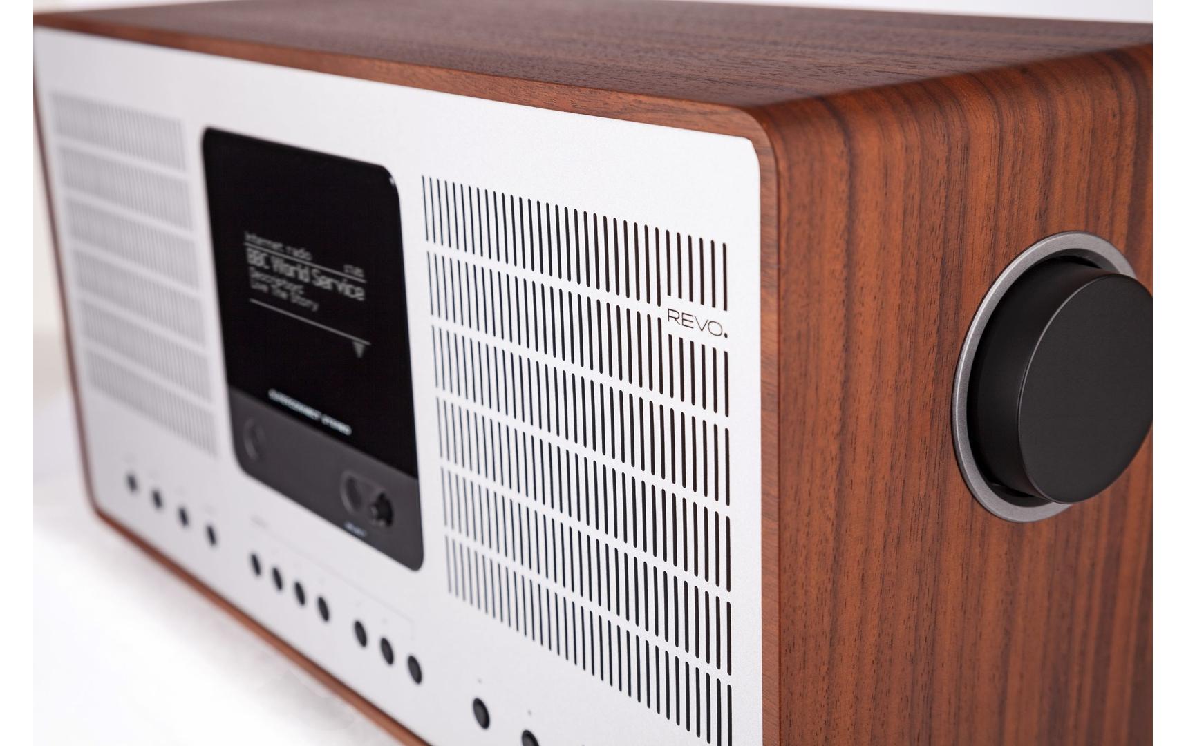 DAB+ Radio Superconnect Stereo Weiss<br>Hybrid-Multifunktionsradio mit OLED-Display, WLAN und Bluetooth