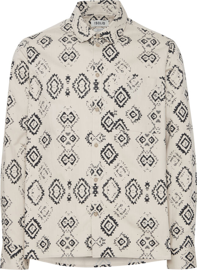!Solid SDHolm Shirt Oatmeal
