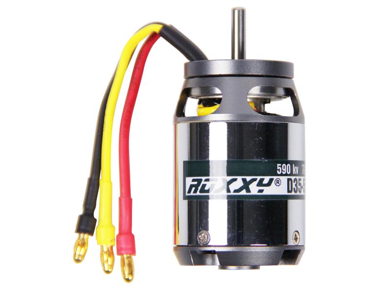 ROXXY Brushless Motor BL Outrunner D35-55-590 KV Brushless Aussenläufer Motor für Flugmodelle