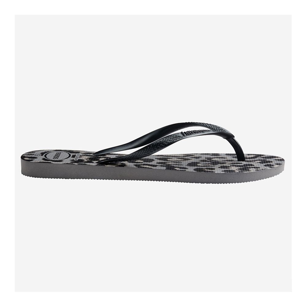 Havaianas SLIM ANIMALS - Tongs Femme steel grey/grey