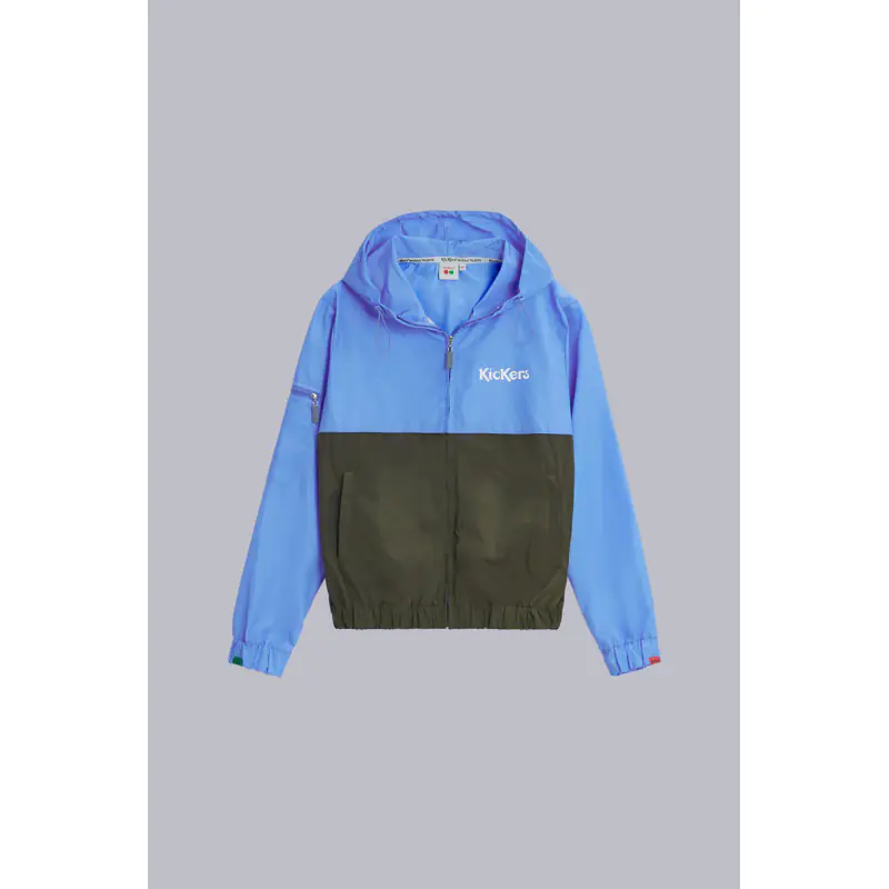 UPCYKICK RAIN JACKET BLEU KAKI VESTE Polyester No Gender