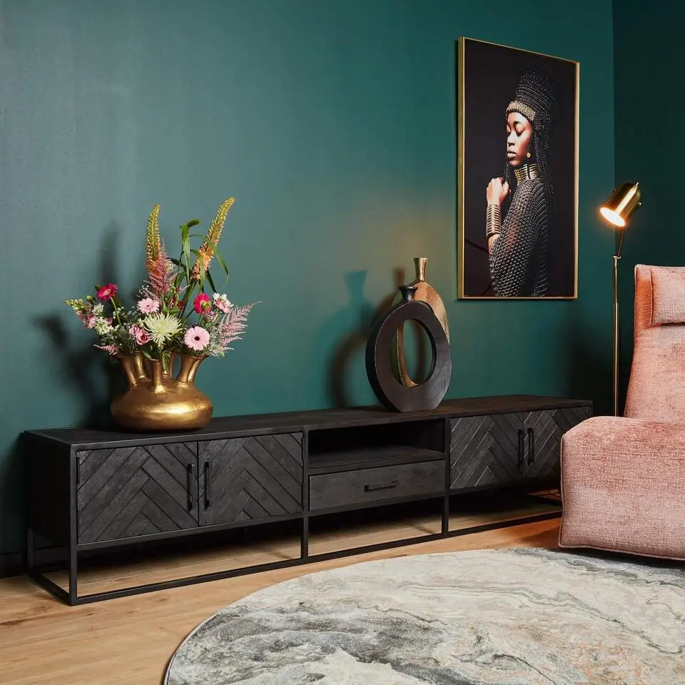 StarFurn - Tv meubel New York - 240 cm - zwart