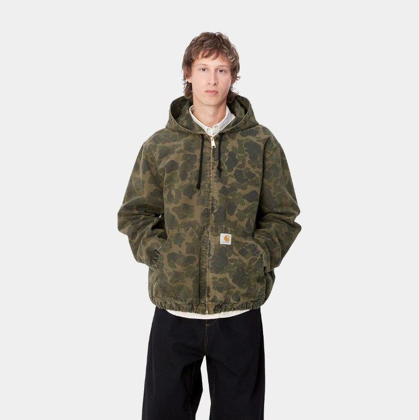 Carhartt WIP Duck Active Jacket Camo Duck Green