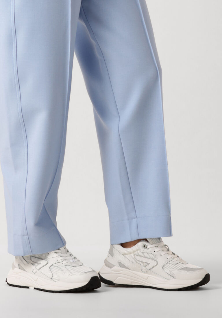 HUB witte hub lage sneakers grid-w