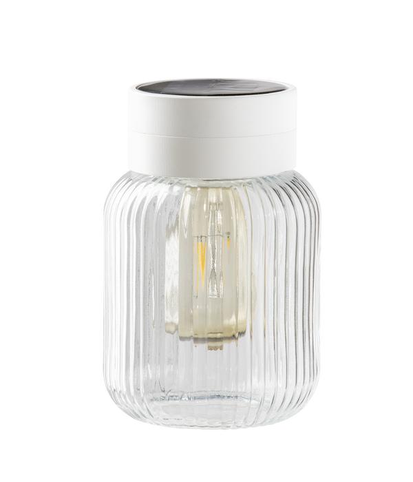 Dehner Solar-Glas Rania, ca. Ø13/H20 cm