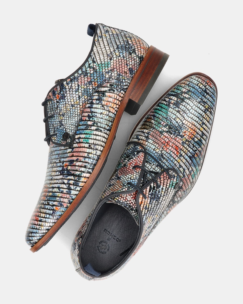 Rehab Fred Lizard Leave Lage nette schoenen  - blauw