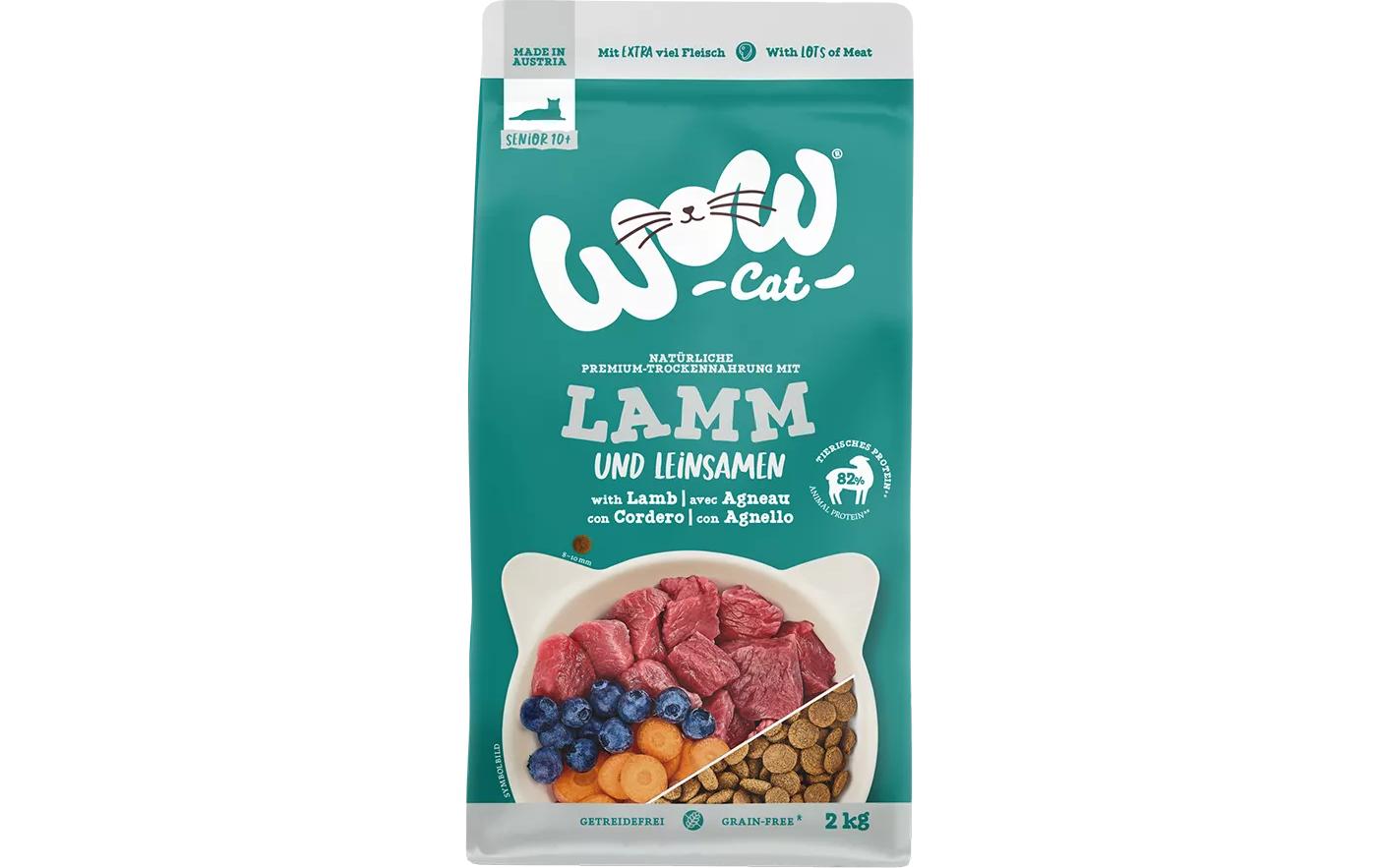 Cat Trockenfutter Senior Lamm, 2 kgAlleinfutter für ältere Katzen