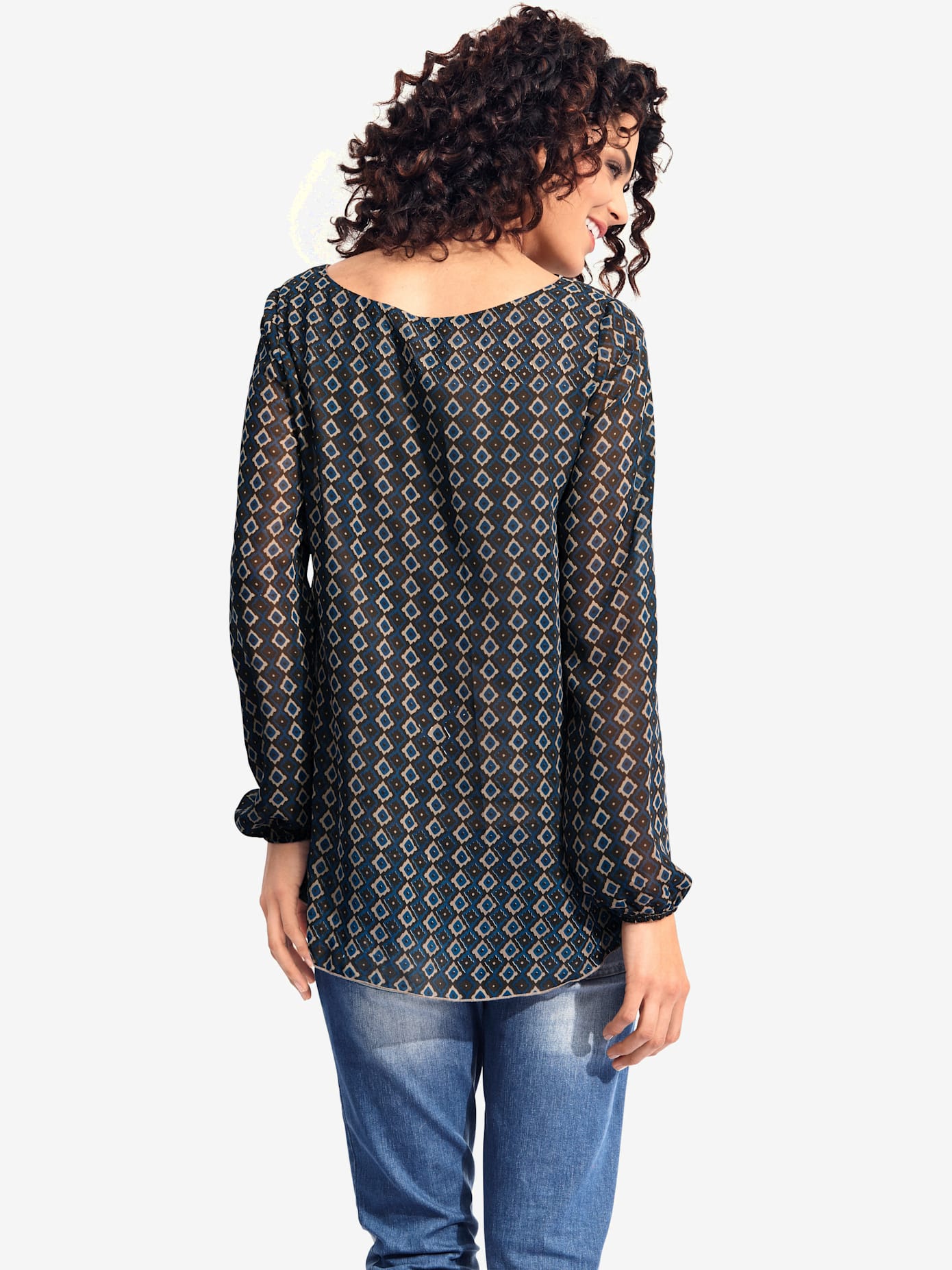 Tunique imprimée joli look 2 en 1