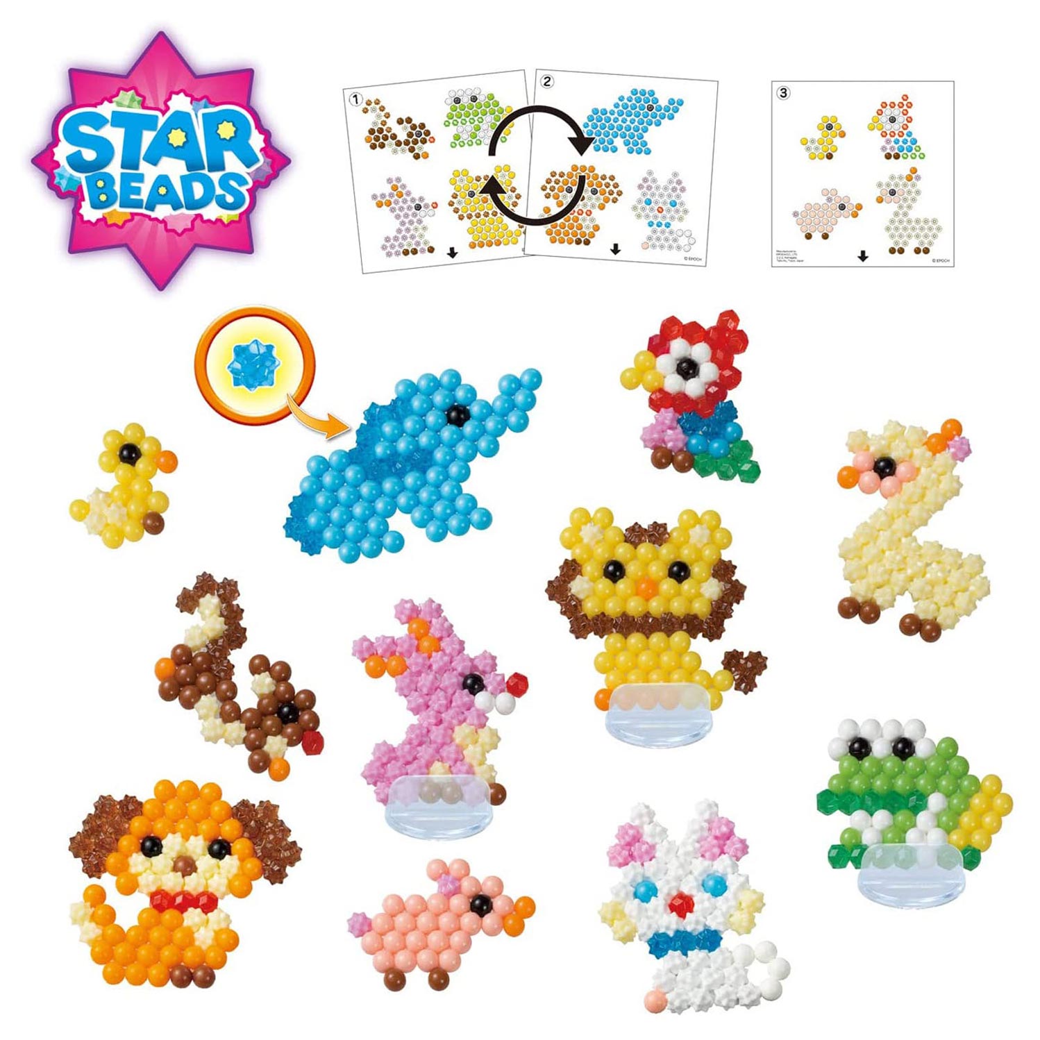 Aquabeads Dierenvrienden (thema navulling)