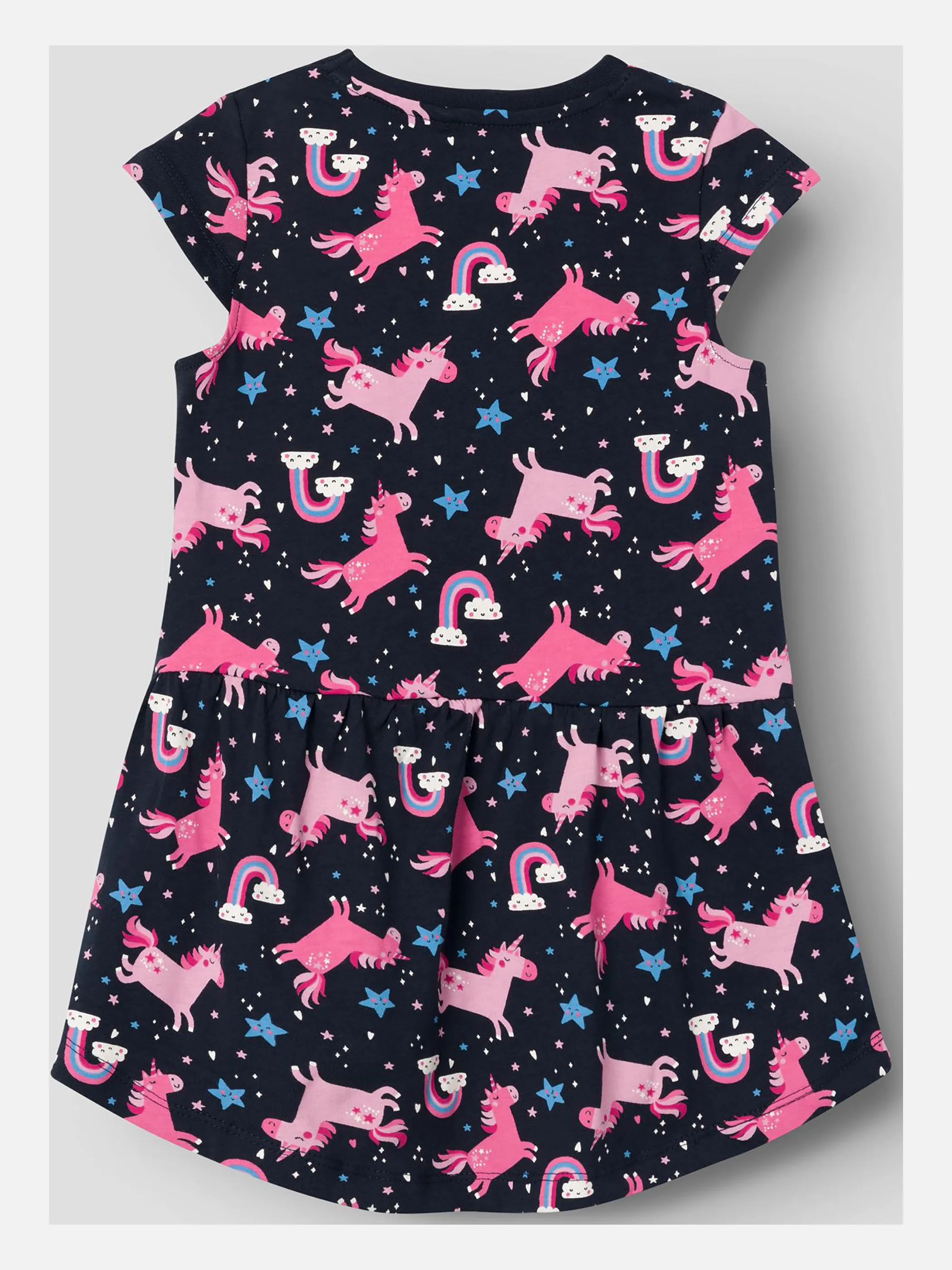 Mädchen Kleid mit Alloverprint