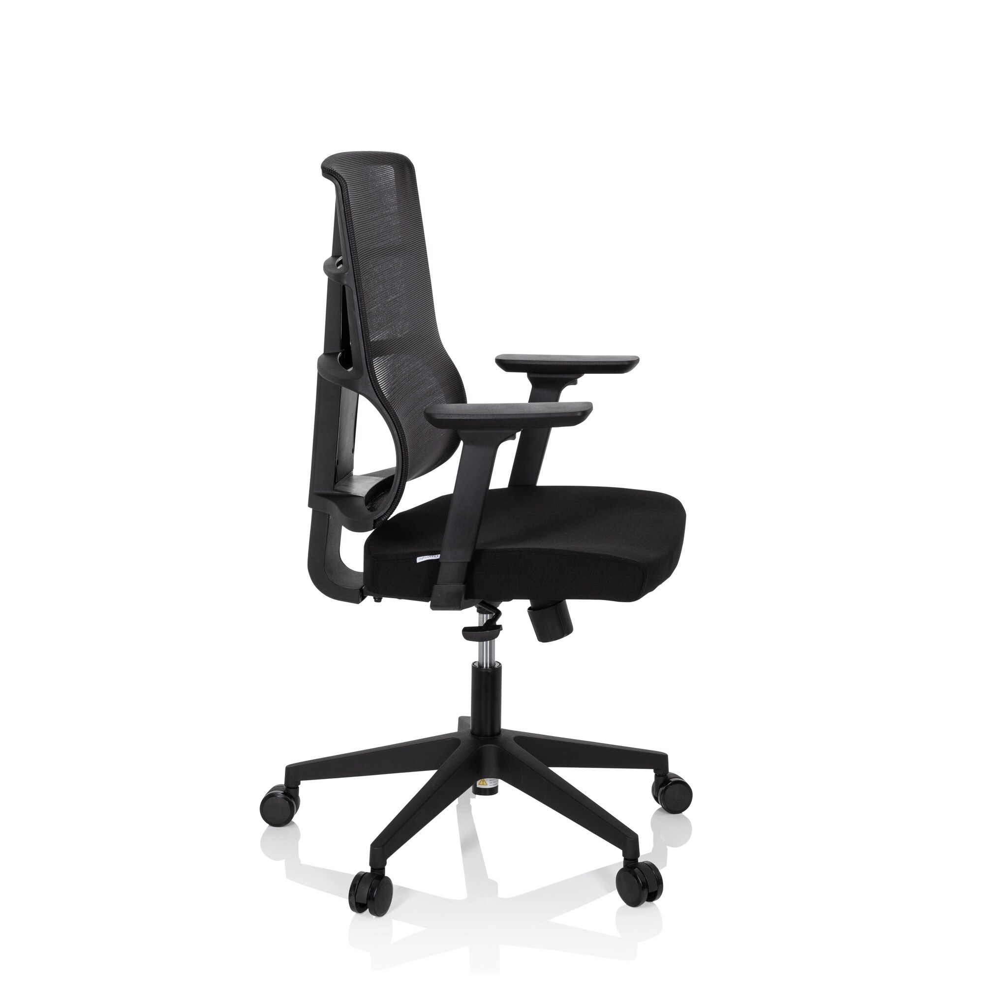 Profi Bürostuhl SPINIO Stoff/Netzstoff mit Armlehnen (höhenverstellbar) hjh OFFICE