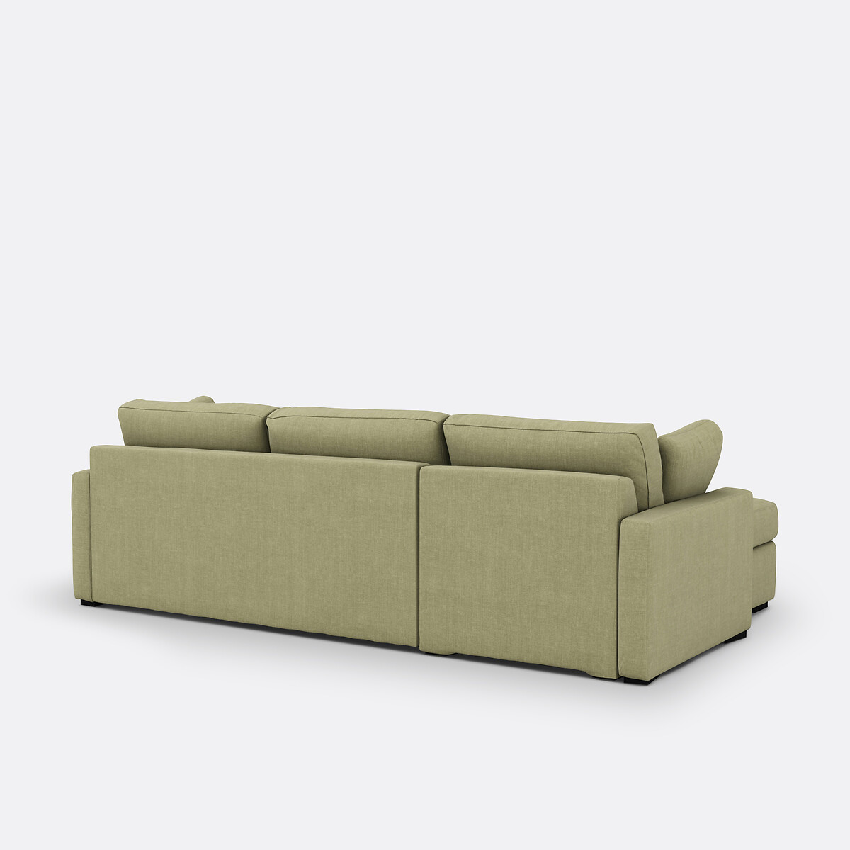 LA REDOUTE INTERIEURS<br>Sofá-cama de canto premium em algodão/espuma, Timor