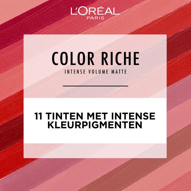 L'Oréal Paris Color Riche Intense Volume Matte Lipstick Rood 346 Le Rouge Determination 1,8 GR