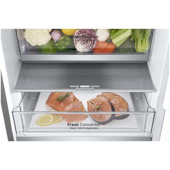 LG Kühl-/Gefrierkombination GBV7280CMB Metal Sorbet // 70€ LG Cashback