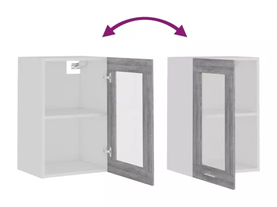 Armoire vitrée suspendue 