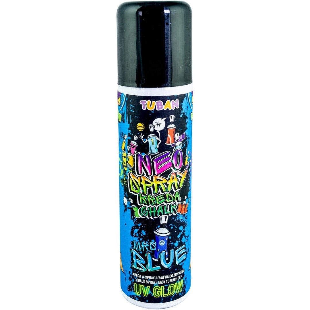 Tuban krijtspray neo - blauw