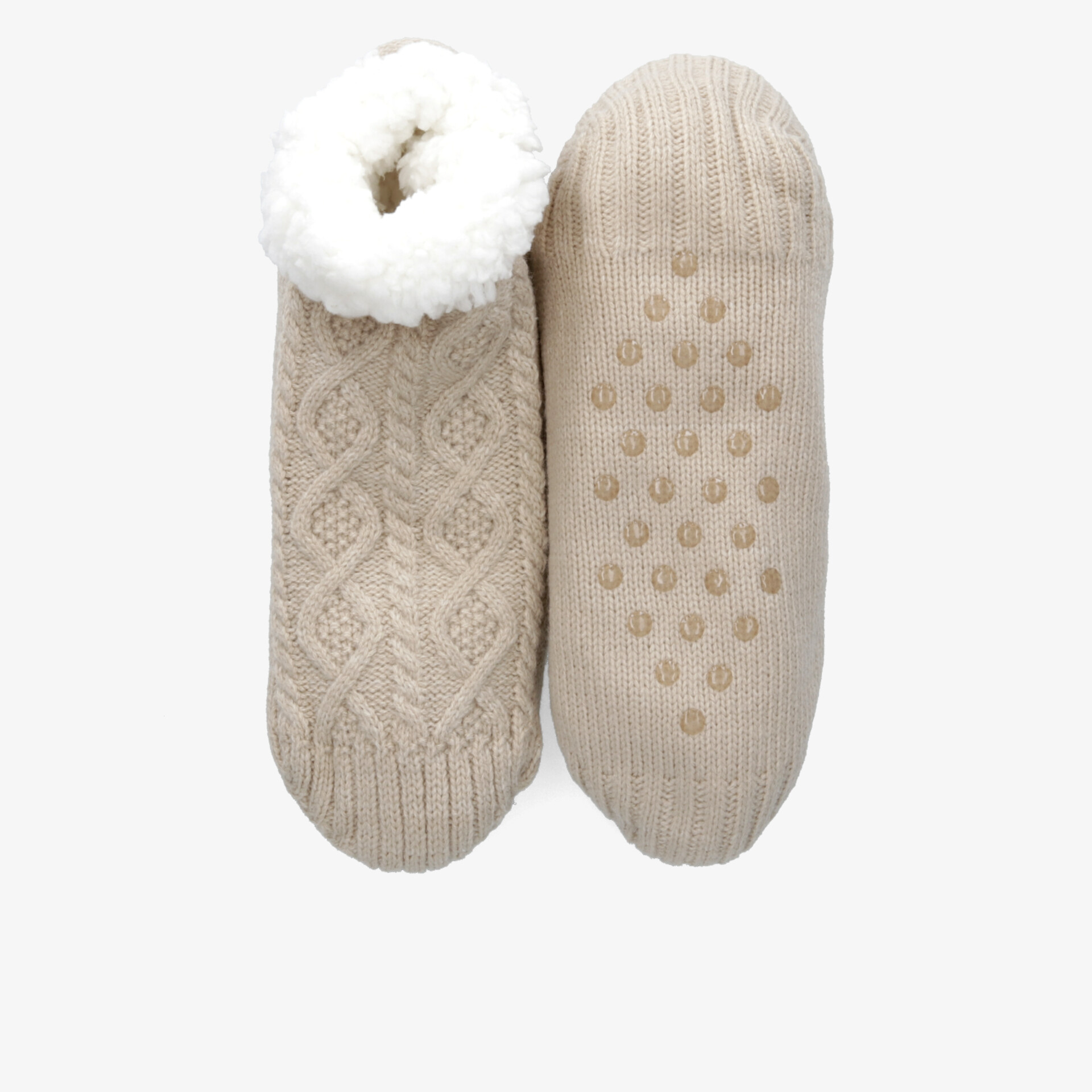 XSRY Damen Kuschelsocken braun